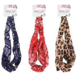 Повязка для волос "Чалма", АССОРТИ, MONTE VITA 457126