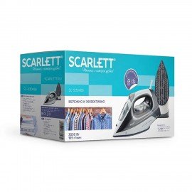 Утюг SCARLETT SC-SI30P11, 2000 Вт, антипригарное покрытие, антинакипь, самоочистка, б, SC-SI30K66