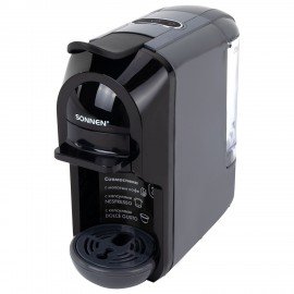 Кофемашина капсульная 3 в 1 для молотого кофе и капсул DOLCE GUSTO и NESPRESSO, SONNEN CM510G,1450 Вт, 0,6 л, графит, 457339