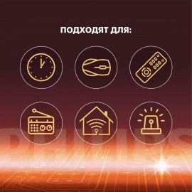 Батарейки алкалиновые "пальчиковые" КОМПЛЕКТ 12 шт., PHILIPS Power Alkaline, АА (LR6, 24А), блистер, Б0064661