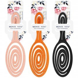 Расческа для волос массажная 22,5х6,5 см, цвета АССОРТИ MONTE VITA, 457416