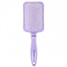Расческа для волос массажная, широкая, 24,5х8,5 см, фиолетовая MONTE VITA, 457419