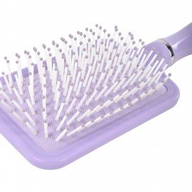 Расческа для волос массажная, широкая, 24,5х8,5 см, фиолетовая MONTE VITA, 457419