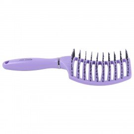 Расческа для волос скелетная, 25х7,5 см, продувная, фиолетовая/черная MONTE VITA, 457421