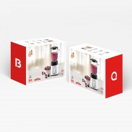 Блендер стационарный BQ (БИ-КЬЮ) SB1008, 1000Вт, 2 скорости, чаша 1,5л, пластик, черн, 86192480