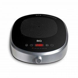 Настольная индукционная плита BQ (БИ-КЬЮ) HP121SS, 2400 Вт, 6 программ, электронное управление, серая, 86189881