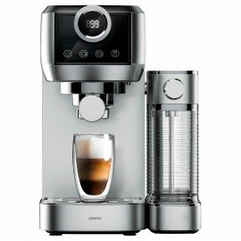 Кофеварка рожковая CENTEK CT-1170, 1350 Вт, объем 1,3 л, 20 бар, автоматический капучинатор, серая