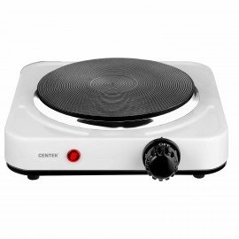 Настольная электрическая плита CENTEK CT-1506, 1000 Вт, 1 конфорка, 5 режимов нагрева, белая