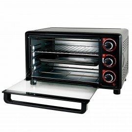 Мини-печь CENTEK CT-1537-30, 1600 Вт, 30 л, таймер 90 мин., черная