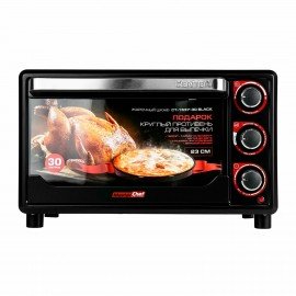 Мини-печь CENTEK CT-1537-30, 1600 Вт, 30 л, таймер 90 мин., черная