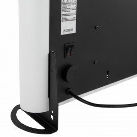 Обогреватель-конвектор SONNEN ONYX-1000.1, 1000 Вт, Х-образный нагревательный элемент, белый, сделано в России, 457629