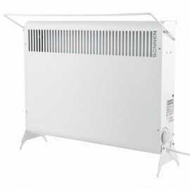 Обогреватель-конвектор SONNEN MINI-1500.2, 1500 Вт, вешалка, Х-образный нагревательный элемент, белый, сделано в России, 457631