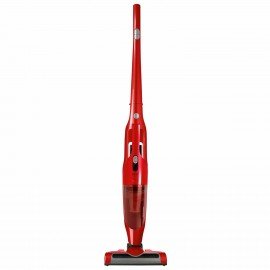 Пылесос вертикальный беспроводной GORENJE SVC252GFR 2 в 1, мощность 161 Вт, контейнер 0,5 л, красный