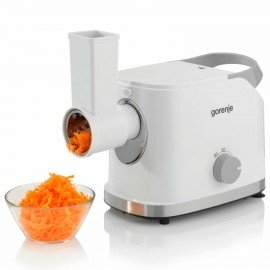 Мясорубка GORENJE MG1802SJW, 1800 Вт, производительность 2,1 кг/мин, 7 насадок, реверс, белый