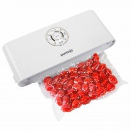 Вакууматор/вакуумный упаковщик GORENJE VS120W, 120 Вт, 2 режима, ширина пакета до 30 см, белый