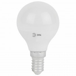 Лампа светодиодная ЭРА STD, 11 (100) Вт, цоколь E14, шар, холодный белый свет, 35000 ч., LED P45-11W-860-E14, Б0032990