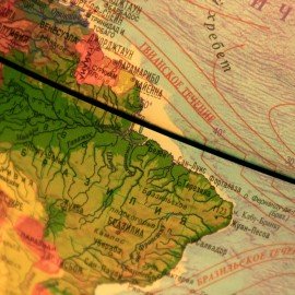 Глобус интерактивный + очки VR, физический / политический, GLOBEN, 21 см, с подсветкой, INT12100298