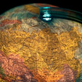 Глобус политический / звездного неба GLOBEN, 25 см, с подсветкой, Ке012500278