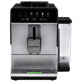 Кофемашина автоматическая BRASSON ACM-1592A, дисплей, автокапучинатор,6 напитков, итальянская помпа, выбор крепости, 1450 Вт, 20 бар, 457886