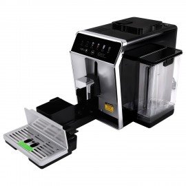 Кофемашина автоматическая BRASSON ACM-1592A, дисплей, автокапучинатор,6 напитков, итальянская помпа, выбор крепости, 1450 Вт, 20 бар, 457886