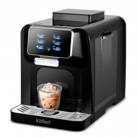 Кофемашина KITFORT КТ-7465, 1480 Вт, объем 1,2 л, для зерен 100 г, автокапучинатор, б, КТ-7424