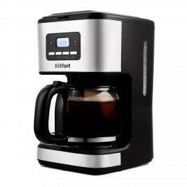 Кофеварка капельная KITFORT КТ-719, 900Вт, объем 1,4 л, LED-дисплей, поддержание темп