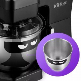 Миксер планетарный KITFORT KT-3434, 1300Вт, 10 скоростей 3 насадки, чаша 4,5л, кухонн, КТ-3434