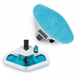 Паровая швабра KITFORT KT-1003, 1500 Вт, 1 бар, объем 0,38л, 2 в 1, 11 насадок, белая, КТ-1003