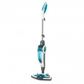 Паровая швабра KITFORT KT-1003, 1500 Вт, 1 бар, объем 0,38л, 2 в 1, 11 насадок, белая, КТ-1003