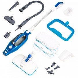 Паровая швабра KITFORT KT-1005-1, 1500 Вт, 1 бар, объем 0,35л, 2 в 1, 5 насадок, голу, КТ-1005-1