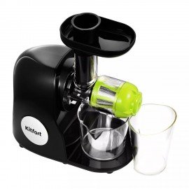 Соковыжималка шнековая KITFORT KT-1111-1, 150Вт, функция реверс, контейнер для сока 0, КТ-1111-1