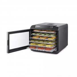 Сушилка для овощей KITFORT КТ-1905, 500Вт, 12 поддонов, электронное управление, черна
