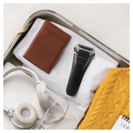 Электробритва сетчатая KITFORT KT-3111, 2 насадки, аккумулятор, сухое бритье, черная/, KT-4138