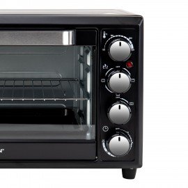Мини-печь электрическая SONNEN EO-HL33, 1800 Вт, 33 л, 3 режима нагрева, таймер, механическое управление, черная, 458305
