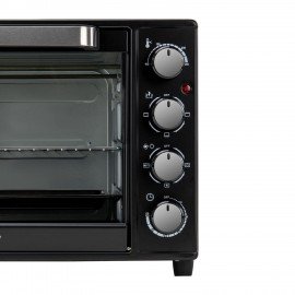 Мини-печь электрическая SONNEN EO-HL38K, 2000 Вт, 38 л, 3 режима нагрева, режим конвекции, таймер, механическое управление, черная, 458306