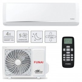 Сплит-система FUNAI RAC-SN55HP.D06, внешний и внутренний блок, пл.помещения до 55м2,, НС-1695054