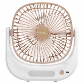 Вентилятор настольный CENTEK CT-5041, USB питание, 3 режима, d=10 см, 5 Вт, белый