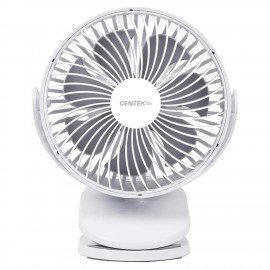 Вентилятор настольный CENTEK CT-5045, 4 режима, d=15 см, 5 Вт, белый