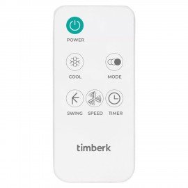 Охладитель воздуха колонный TIMBERK T-SAC01RC, 4 в 1, 3 режима, 50 Вт, бак 3 л, пульт