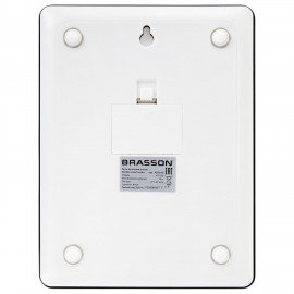 Весы кухонные УМНЫЕ BRASSON KS-22D, до 10кг, КБЖУ, приложение, стекло, черные, 458446