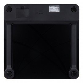 Весы напольные диагностические BRASSON FS-33D, 30*30 см, до 180 кг, 15 параметров, стекло, черные, 458447