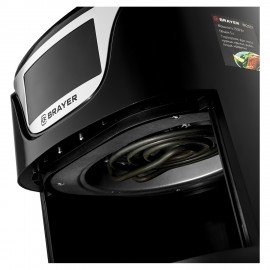 Аэрогриль BRAYER BR2037, 1500 Вт, 5 л, 7 программ, таймер, сенсорное управление, нерж