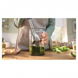 Блендер погружной BOSCH MSM4W421, 800 Вт, 1 скорость, 3 насадки, стакан, белый