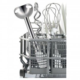 Миксер BOSCH MFQ 36480, 450Вт, 5 скоростей, 6 насадок, стакан, белый, MFQ36480