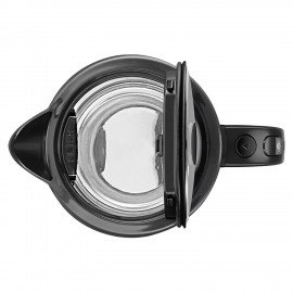 Чайник BOSCH TWK70B03, 1,7 л, 2400 Вт, закрытый нагревательный элемент, стекло, черны