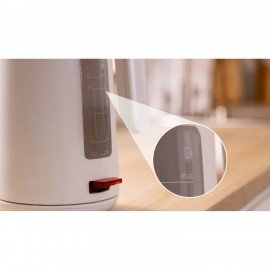 Чайник BOSCH TWK2M161, 1,7л, 2400Вт, закрытый нагревательный элемент, белый
