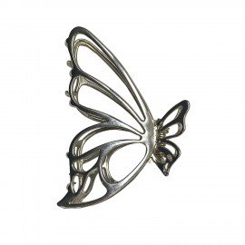 Краб для волос, 7,5 см, серебристый, MONTE VITA (МОНТЕ ВИТА), 458821