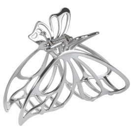 Краб для волос, 7,5 см, серебристый, MONTE VITA (МОНТЕ ВИТА), 458821