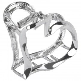 Краб для волос, 6 см, серебристый, MONTE VITA (МОНТЕ ВИТА), 458822