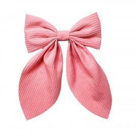 Бант для волос на заколке, 13*7*21 см, розовый, MONTE VITA, 458835